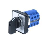 1pcs SZW26/LW26-20 Ui 660V 20A 3 Phase 12 Screw Terminals 4 Position Selector Changeover Cam Switch 64X64/48X48 mm Panel Mount(0-3.3 0123 64X64mm)