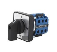 1pcs SZW26/LW26-20 YH3.3 660V 20A 4 Positions 0-UAB-UBC-UCA 3 Poles Selector Voltage Switching Rotary Cam Voltmeter Switch(20A YH3.3 48X48mm)