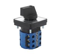 1pcs SZW26/LW26-20 YH3.3 660V 20A 4 Positions 0-UAB-UBC-UCA 3 Poles Selector Voltage Switching Rotary Cam(20A YH3.3 48X48mm)