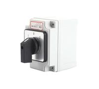 1pcs SZW26/LW26-32/D202.2EF 32A 3 Position 2 Phase 8 Screws Universal Changeover Rotary Cam Switch With Waterproof Box