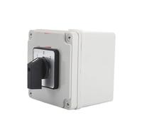 1PCS SZW26/LW26-32/D303.3CF 32A 3 Position 3 Phase 1 0 2 Panel Rotary Knob Universal Changeover Cam Switch With Waterproof Box