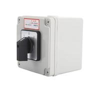 1pcs SZW26/LW26-32/D303.3CF 32A 3 Position 3 Phase 12 Screws Rotary Universal Changeover Cam Switch With Waterproof Box