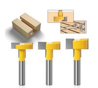 1pcs T-shaped Groove And T-shaped Track Slotting Drill Bit -8-inch Handle(3PCS)