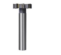 1pcs T-Slot Milling Cutters Cutting Dia 12-25mm Alloy Roughing Inserted Straight Shank End Mill Carbide Tip 6 Flutes Metal CNC Router Bit Tool(25x8x12x99L)