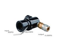 1pcs T-Type G1/2-14 Adjustable Gas Cylinder Refil Filling Adapter Air Tank Regulator Soft Fittings for Compressor Scuba Diving