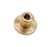 1pcs T10 Leadscrew Nut Pitch 2mm Brass Lead Screw for Parts 3D Printer Accessories(Pitch 2mm Lead 8mm)