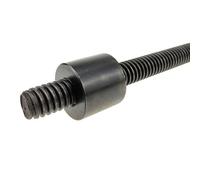 1Pcs T12 45# Steel Orthodontic/Reversed Trapezoidal Screw, Pitch 3mm L 1000MM T-type Screw With Nut, 3D Printer Accessories