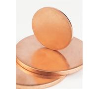 1PCS T2 Copper Disc Circular plate, Diameter 50/60/80/100/150/200mm,Thickness 0.5-5mm for DIY Crafts Jewelry Repairs Industry Electrical(1.0xDia100mm 1pcs)