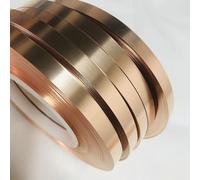 1pcs T2 Copper Strip Sheet - Ultra-Thin Copper Foil Roll, 1M Length, Available in 5/10/20/30mm Widths and 0.1-2mm Thickness(10x0.3mm)