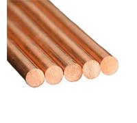 1PCS T2 Red Copper Rod Dia 0.8/1/1.2/1.5/2/2.5/3/3.5/4/4.5~20mm Solid Conductive Copper Round Rod Thin Electrode Bar for Metalworking for DIY Crafts Jewelry Repairs Industry Electrical(1.8x500mm 5pcs)