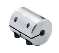 1pcs T8 Screw Rigid Shaft Coupler - 20mm OD Aluminum Coupling for Servo Motors - 25mm Length - Perfect for CNC Machines(5X6.35mm)