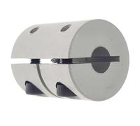 1Pcs T8 Screw Rigid Shaft Coupler, D20x25 Aluminum Alloy Stepper Servo Motor Coupling for 4x8mm - 6x6mm Shafts(5x6mm)