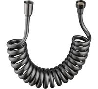 1Pcs Telephone Line Spring Shower Hose Toilet Bidet Bathroom Accessories Sprayer Connect Pipe Flexible 1.5M/2M /3M/5M(Dark Grey,1.5M)