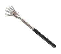 1pcs Telescopic Back Scratcher, Stainless Steel Portable Back Massager Practical Tool for Head, Back, Legs and Other Parts, Helping You Easily Scratch and Massage The Back.(A)