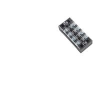 1Pcs Terminal Blocks Pre Insulated Dual Row Screw Strips TB-1504 Covered Flame Retardant Engineering Materials Brass Guide
