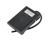 1pcs TFS-1 Metal Non-slip Momentary Power Foot Pedal Switch 220V AC 10A Waterproof SPDT Black On Off 1NO1NC Footswitch