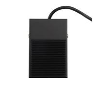 1pcs TFS-1 unit foot switch controller SPDT 1 pedal switch with automatic reset line 2M and 16cm Two wire gauges(Black 2M)