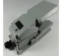 1Pcs TFS-302 Grey Foot Pedal Switch LT4 AC 250V 15A Antislip Metal Momentary Industrial Treadle Aluminum Shell