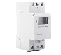 1PCS THC15A 30A Din Rail Mount Weekly 7 Days Programmable Digital TIME SWITCH Relay AC 12V 24V 48V 110V 220V 230V(1NO 220V AC DC,30A)