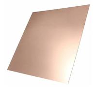 1PCS Thick 0.3-8mm 100x100 99.9% Purity Copper Metal Sheet Plate Mechanical Behavior And Thermal Stability(0.4x100x100mm)