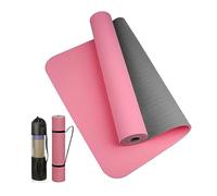 1PCS Thick Two-color, Non-slippery TPE Yoga Mat,Movement For Fitness Fitness In The Home Of The Tasteless Pad180 * 57cm(Pink Grey)