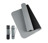 1PCS Thick Two-color, Non-slippery TPE Yoga Mat,Movement For Fitness Fitness In The Home Of The Tasteless Pad180 * 57cm(Gray black)