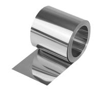 1pcs Thickness 0.05mm ~ 0.5mm Width 30mm Length 1m 304 Stainless Steel Foil Strip Sheet Thin Plate/Foil Corrosion Resistance(0.5mm)
