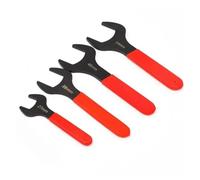 1Pcs Thin Single Open End Wrench 15 Degree Offset Angle 7-32mm Metric U-Shaped Spanner Blackening Flat Head(21mm)