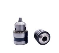 1pcs Thread Drill Chuck 1.5-10mm B12 3/8 Conversion Drill Chuck 1/2 M12x1.25 Wrench Into Electric Drill Keyless 3 Jaw Chuck (Color : 1.5-10mm B12)