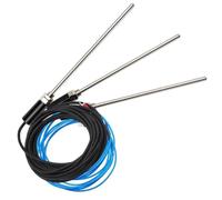 1PCS Thread M12 Temperature Sensor PT100 Type K J 200mm Temp Probe Thermocouple 0-400℃ with 1m 2m 3 metres 4m 5m Wire Cable(PT100 Type 3Meter)