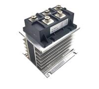 1Pcs Three-Phase Rectifier Bridge Module 200A 1600V MDS200-16 MDS200A 1600V Bridge Rectifier With Heat Sink H110