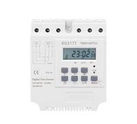 1pcs Three Phases 380V Digital Timer Switch Electric Timer Relay with 30 Times On/Off Per Day/Weekly