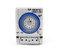 1Pcs Timer Switch 12VDC TB35N TB388 100-240V 15A Din Rail 24H Programmable Timer Analog Switch (Color : 12VDC)(12vdc)