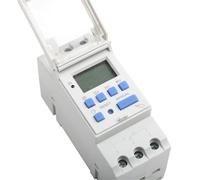 1PCS Timer switch din rail mount relay digital TP8A16 weekly clock programmable electronic microcomputer 220V48V 30A 12V AC(Lock-48V)