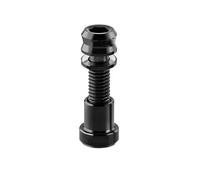1Pcs Titanium M5x17 19mm Stem Bolt, Lightweight Durable Fastener For Bicycle Handlebar Replacement And Installation(M5-17mm Black)