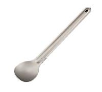 1Pcs Titanium Spoon 21.5Cm X 3.9Cm Camping Outdoor Tableware Long-Handled