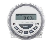 1PCS TM619 220V 16A Digital Controller Weekly Programmable Timer Switch Hour Minute Count CN304 1NO 1NO1NC 16ON/OFF(220V 4Pins 1NO)