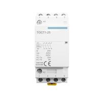 1pcs TOCT1 4P 25A 110V COIL 50/60HZ Din rail Household ac Modular contactor 4NO or 2NO 2NC Contactors(110V,4NO)