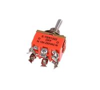 1PCS Toggle Switch SPST DPDT 250V 15A 2 3 Position Latching E-TEN1021 1121 1122 1221 1322 1321 1322 Cap Waterproof(1322)