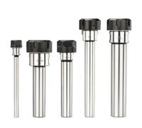 1PCS Tool Handle Collet Chuck Handle ER8 ER11 ER16 ER20 ER32 Straight Shank Extension Rod Milling Tool Clamp Lengthen Tool(C25-ER16-150L)