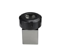 1PCS Tool Handle Hexagon Nut Collet Chuck Handle ER25 ER32 ER40 Collet Block Hex Nut Square Nut for Machine Lathe(Square,ER 32)