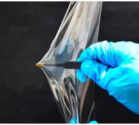 1pcs Transparent PDMS Film - Polydimethylsiloxane Silicone Sheet for Microfluidics and Flexible Electronics, Low Modulus(SC-0.6MPa 50umx200x150mm)