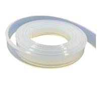 1pcs Transparent Square Sealing Strip, Thick 1mm 2mm 3mm Width 5-50mm Food Grade Solid Silicone Sealing Strip for Mechanical Equipment(3mmx40mm(2m))