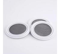 1pcs Tri-Clamp Gasket with 150 Micron Stainless Steel Filter Screen for Homebrew and Sanitary Applications(80Mesh 119mmod-4Inch Tc)