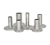 1Pcs Tri Clamp to 14mm 16mm 19mm 25mm Hose Barbed Adapter 304 Stainless Steel Hose Pipe Fitting Home Brewing(25mm-34)
