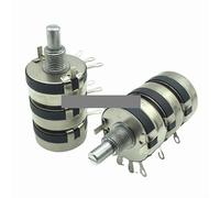 1PCS Triple single-coil potentiometer WTH118-2W 22K Ohm 3 layer Potentiometers