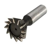 1pcs Tungsten Carbide Dovetail Milling Cutter 55 Degrees End Mill 10-60mm Cutting Diameter HSS Straight Shank Slot CNC Tools(50)