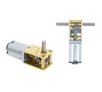 1PCS Turboworm1218- N20 all metal gear motor Biaxial micro gearbox reduction motor 3V 6V 12V DIY smart car robot lock(3V 30RPM,Single axis)
