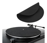 1PCS Turntable Platter Mat, Ultra Thin Anti-Static Slipmat for Record Player, Rubber Noise Reduction Platter Pad, Audiophile Vinyl Player Accessory Mat