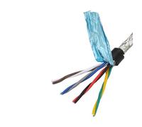 1pcs Twisted Pair Shielded Wire - 1M, 22-18AWG, 2-8 Core, Pure Copper for 485 Communication Signal(8 Core 22awg 0.3mm)